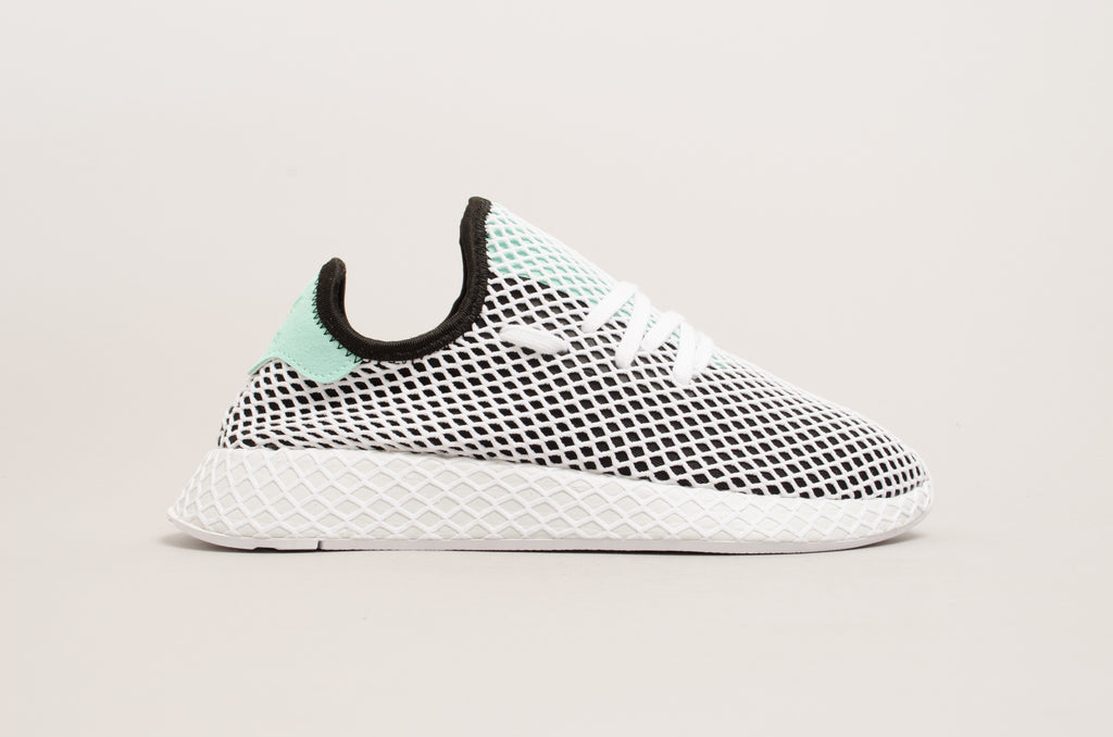 Adidas Deerupt Runner Black/White/Green B28076