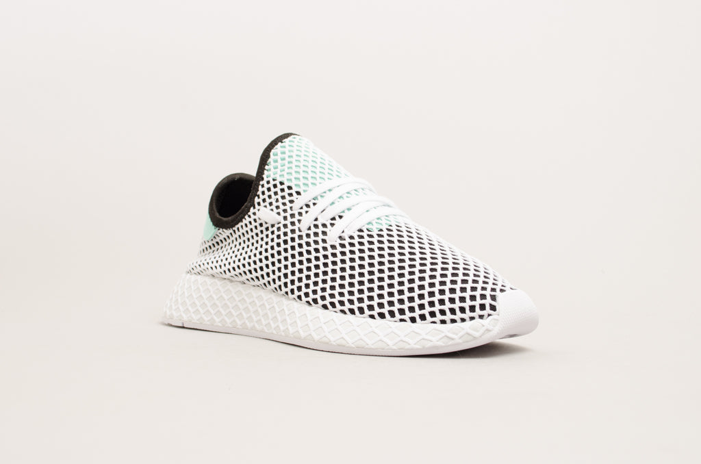 Adidas Deerupt Runner Black/White/Green B28076