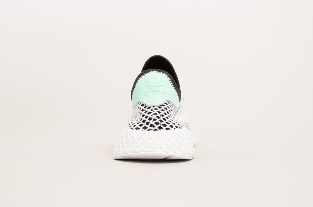 Adidas Deerupt Runner Black/White/Green B28076