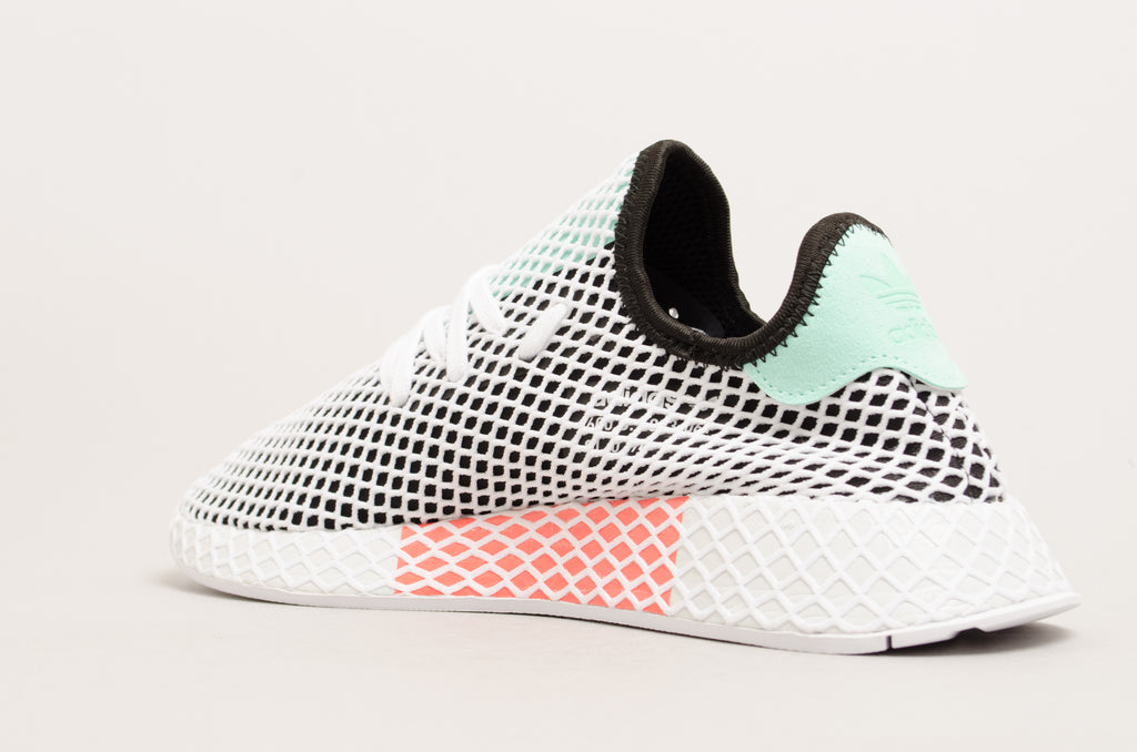 Adidas Deerupt Runner Black/White/Green B28076