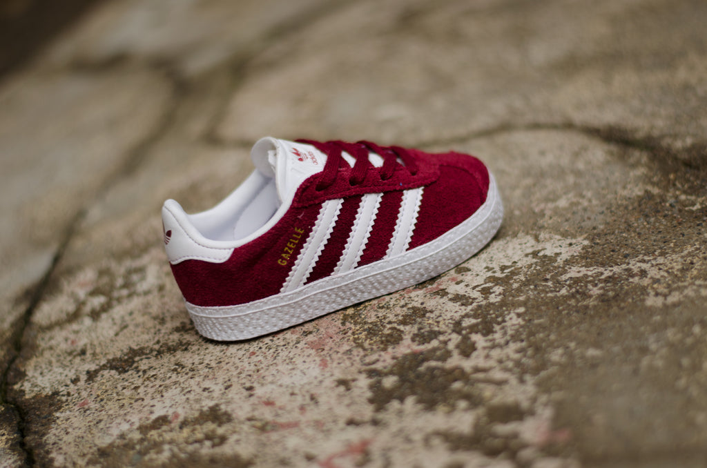 Adidas Gazelle I Burgundy/White CQ2925