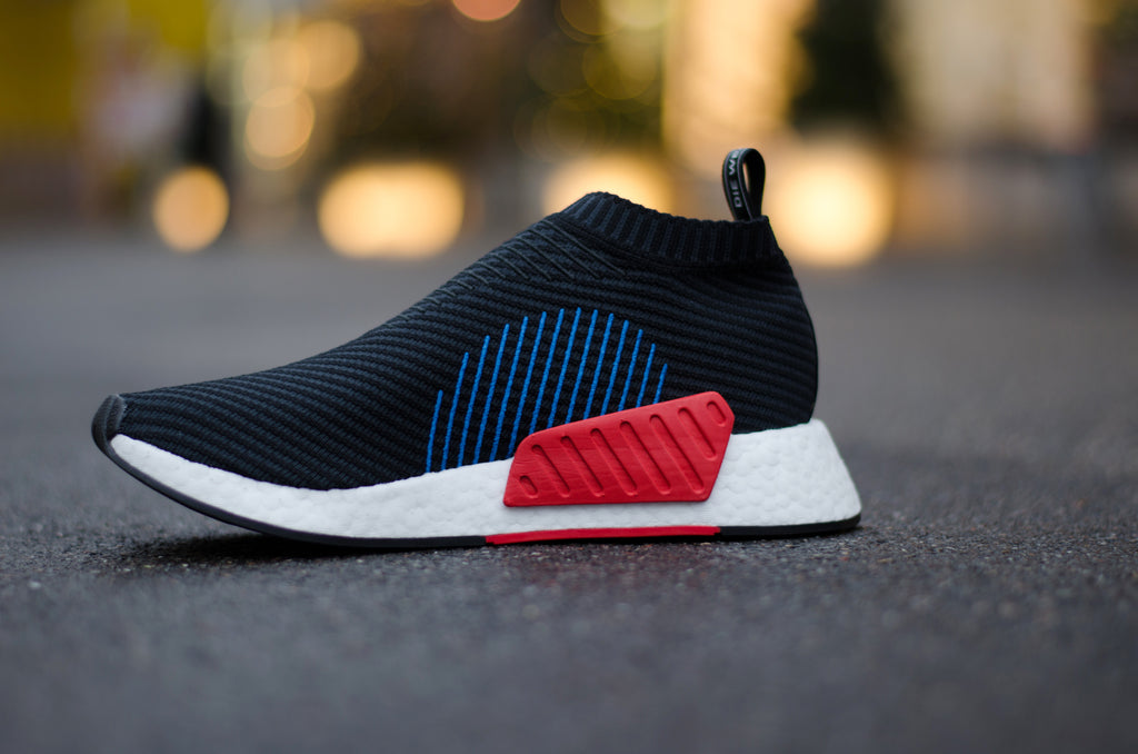 Adidas NMD_CS2 Primeknit "City Sock" Black/Blue/Red/White CQ2372