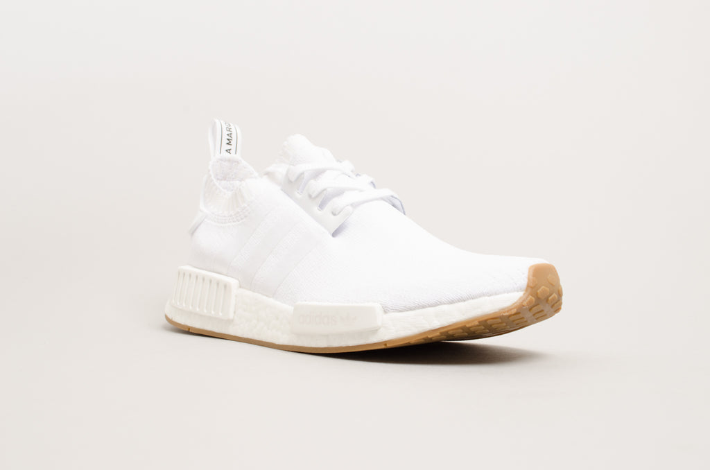 Adidas NMD_R1 Primeknit White Gum BY1888