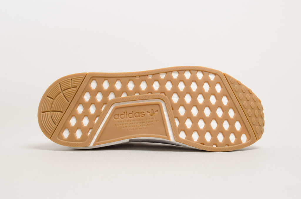 Adidas NMD_R1 Primeknit White Gum BY1888