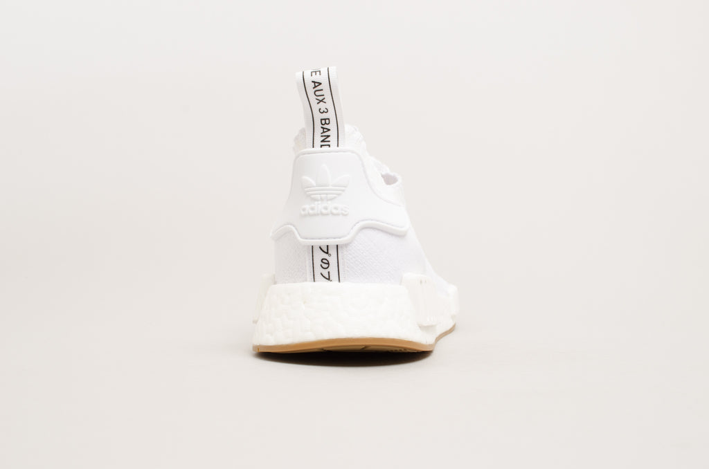 Adidas NMD_R1 Primeknit White Gum BY1888