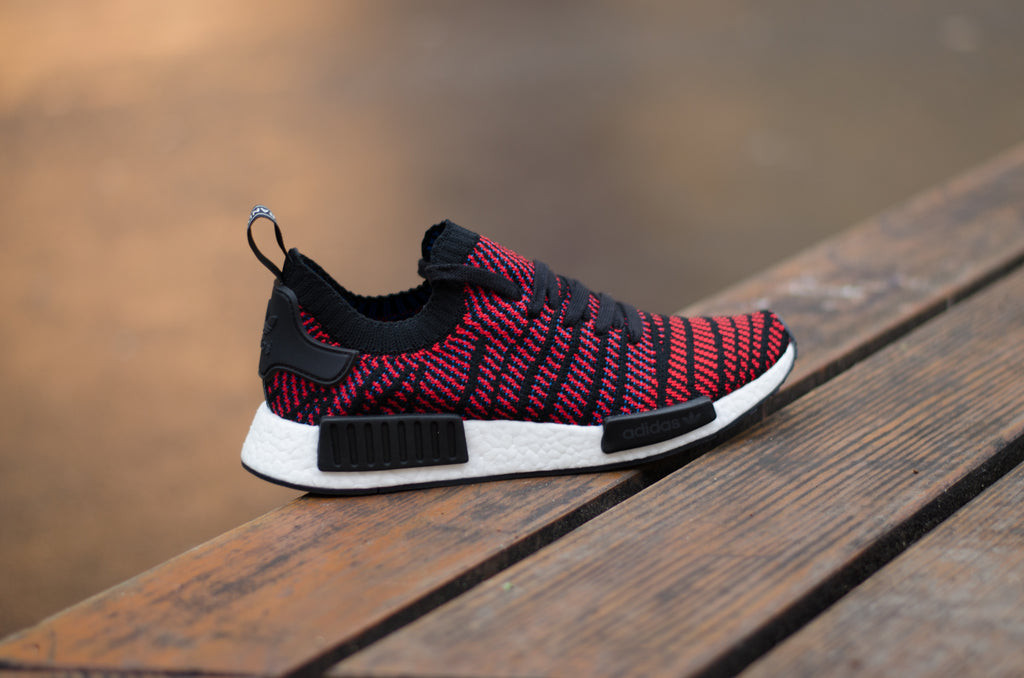 Adidas NMD_R1 STLT Primeknit Red/Black/White CQ2385
