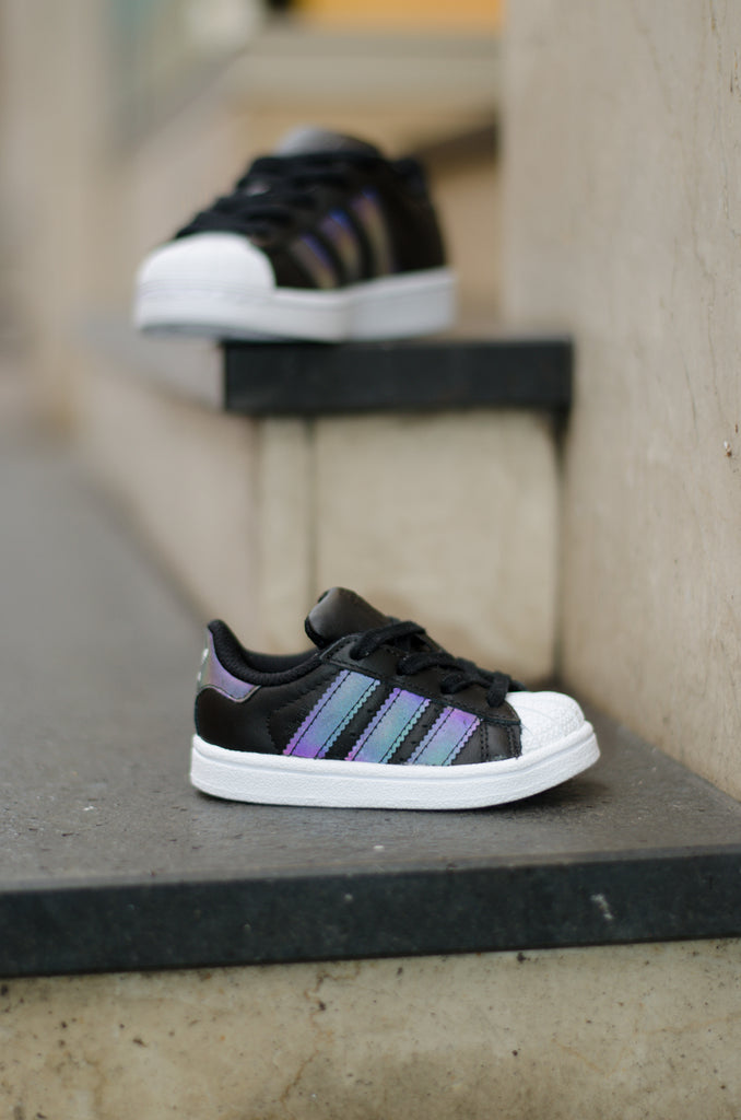Adidas Superstar I Black/White/Xeno CQ2854