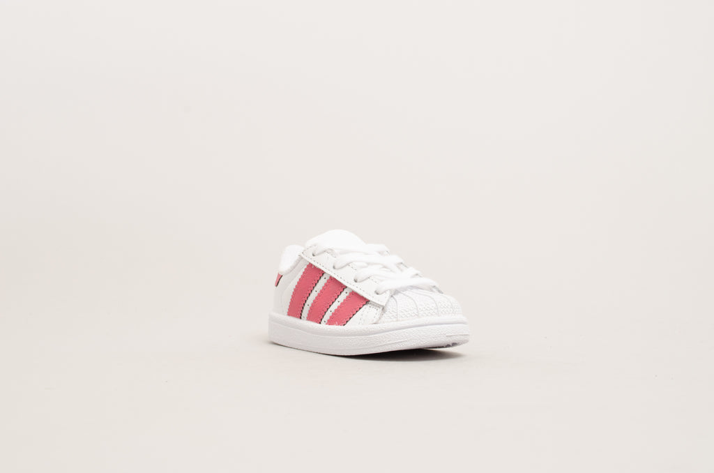 Adidas Superstar I Footwear White/Pink CQ2858