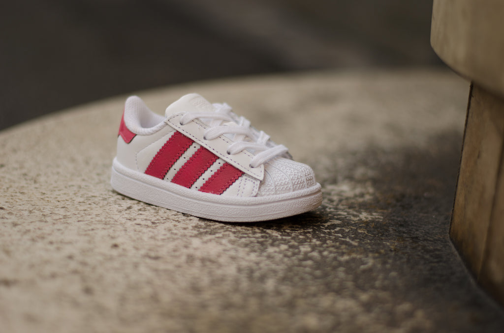 Adidas Superstar I Footwear White/Pink CQ2858