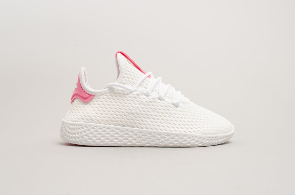 Adidas Pharell Williams Tennis Hu White Pink BY8714