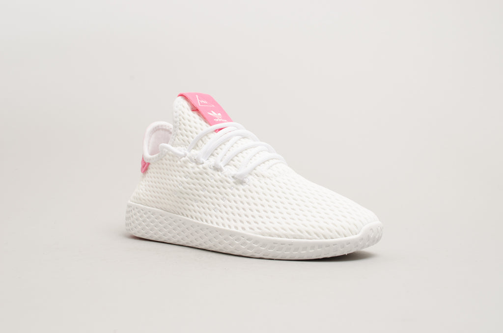 Adidas Pharell Williams Tennis Hu White Pink BY8714