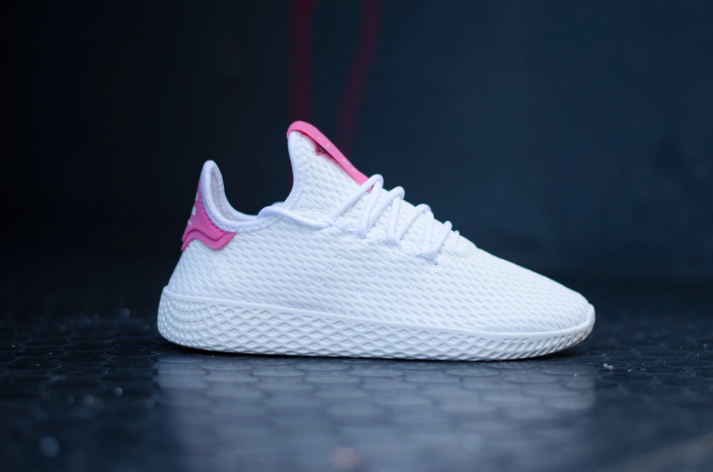 Adidas Pharell Williams Tennis Hu White Pink BY8714