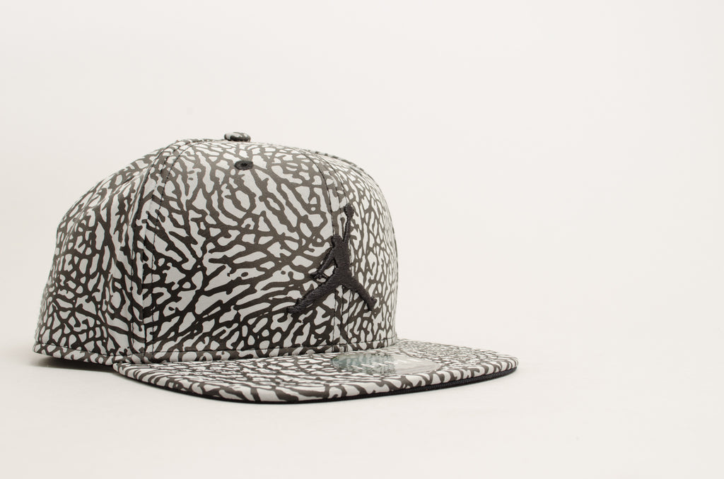 Reflective Elephant Print Snapback