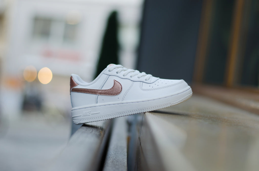 NIke Force 1 (PS) White Bronze 314220-129