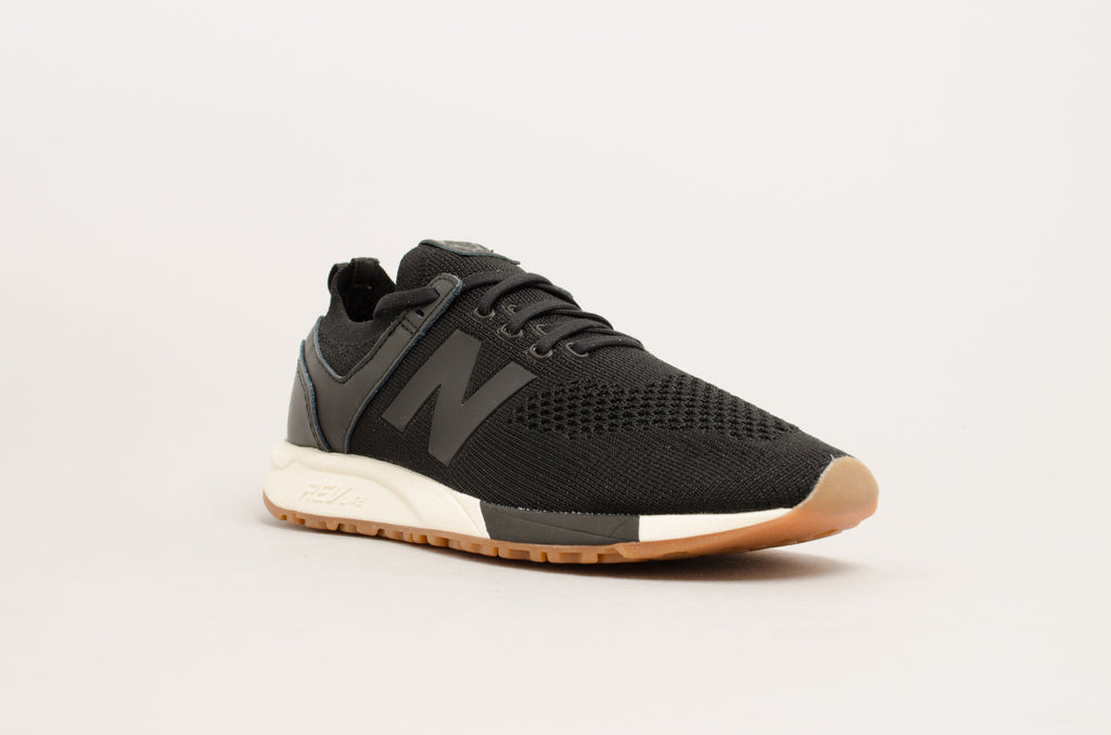 New Balance 247 "Knit" Black/White/Gum MRL247DB