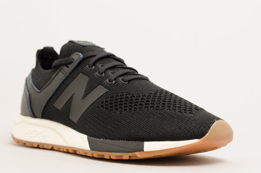 New Balance 247 "Knit" Black/White/Gum MRL247DB