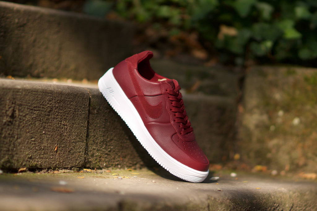 Nike Air Force 1 Ultraforce Leather Team Red Burgundy 845052-600