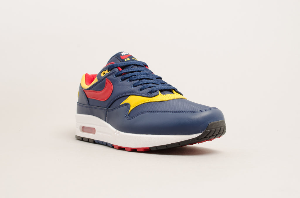 Nike Air Max 1 Premium Navy/Gym Red-Vivid Sulfur-White 875844-403