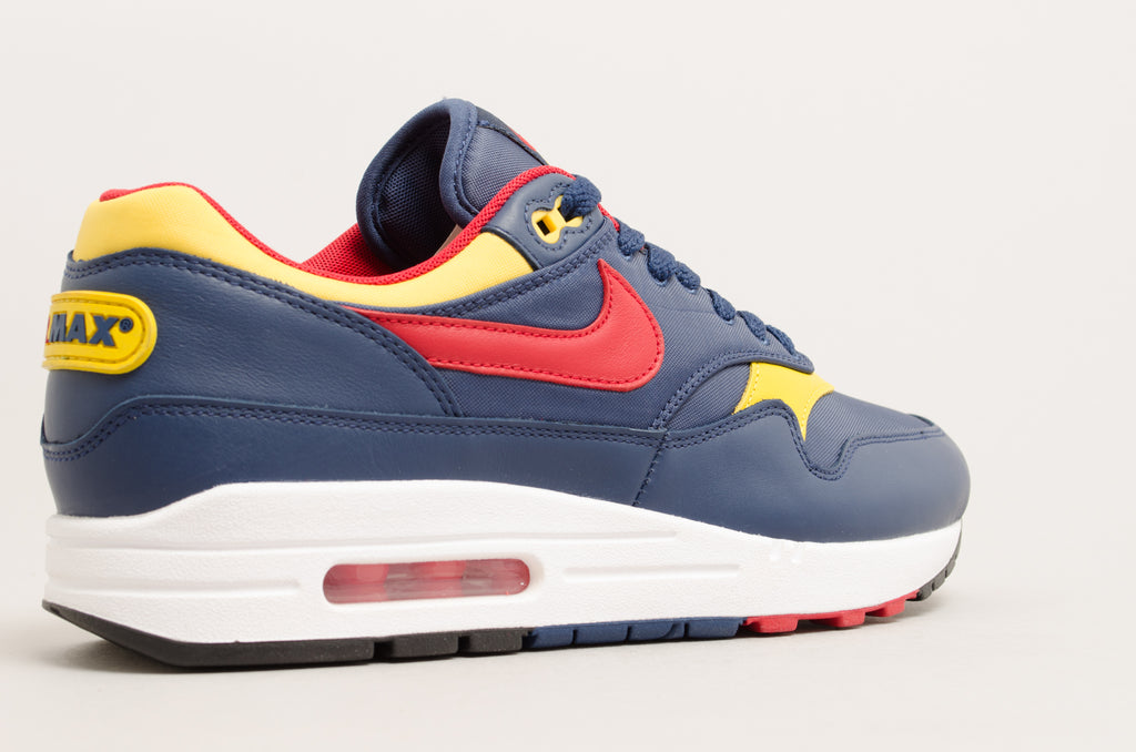 Nike Air Max 1 Premium Navy/Gym Red-Vivid Sulfur-White 875844-403