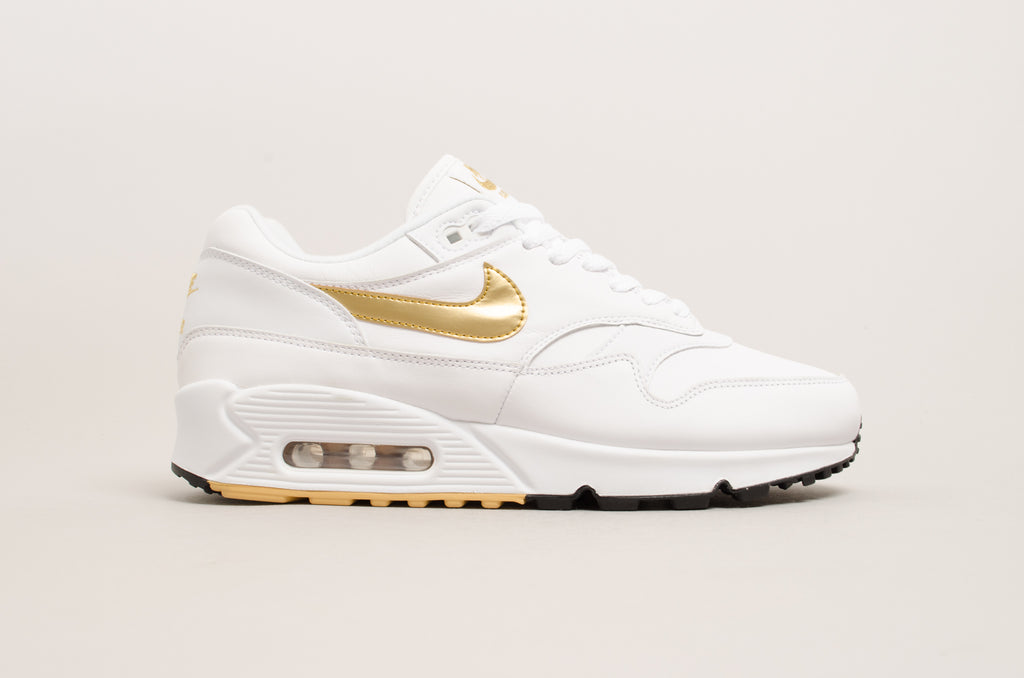 Nike Air Max 90/1 ( White / Metallic Gold ) AJ7695-102