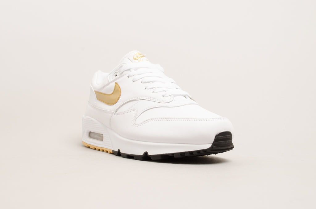 Nike Air Max 90/1 ( White / Metallic Gold ) AJ7695-102