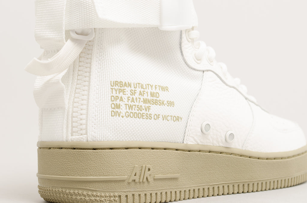 Nike SF Air Force 1 Mid Ivory White 917753-101