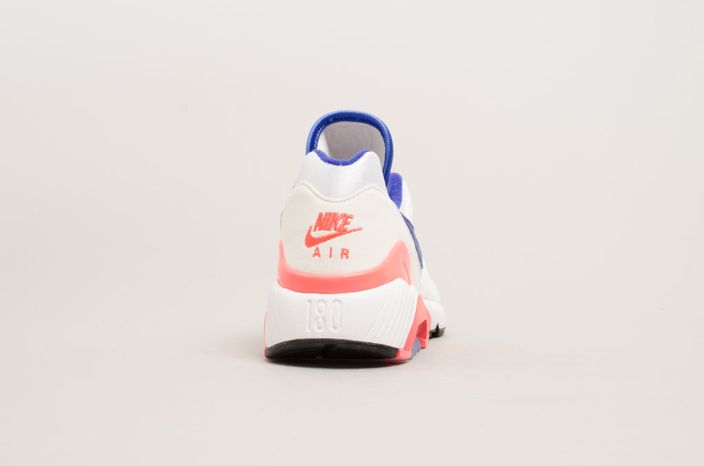 Nike Women's Air Max 180 White/Ultramarine-Solar Red AH6786-100