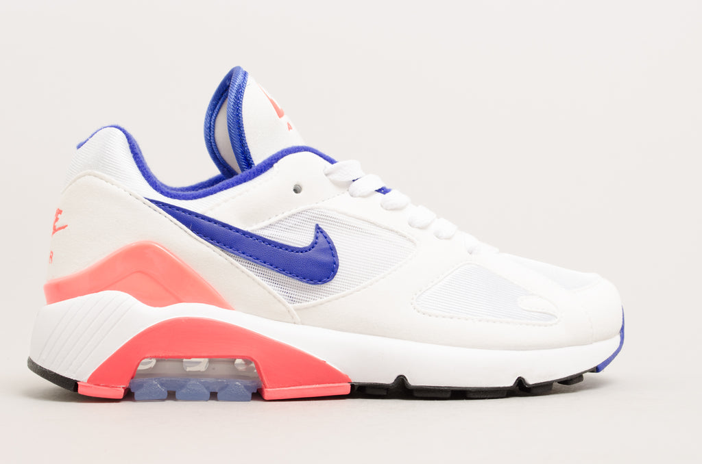 Nike Women's Air Max 180 White/Ultramarine-Solar Red AH6786-100