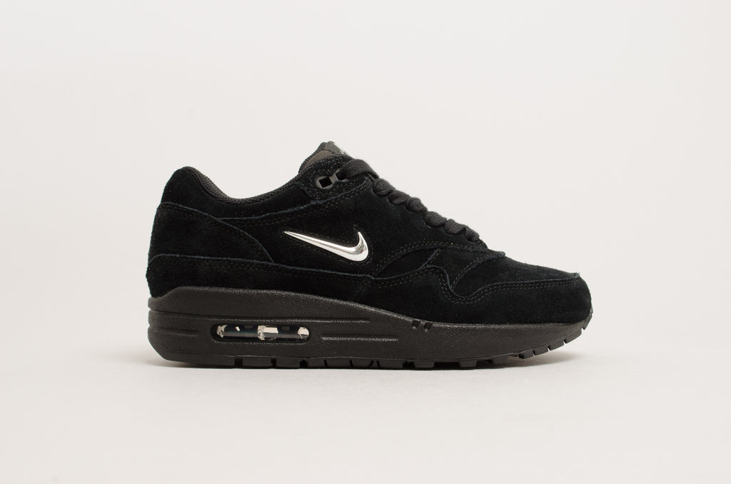 Nike Women's Air Max 1 Premium SC "Midnight Diamond" "Jewel" "Mini Swoosh" Black AA0512-001