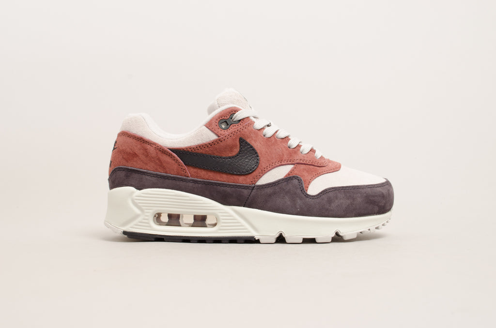Nike Women's Air Max 90/1 ( Red Sepia / Oil Grey ) AQ1273-200