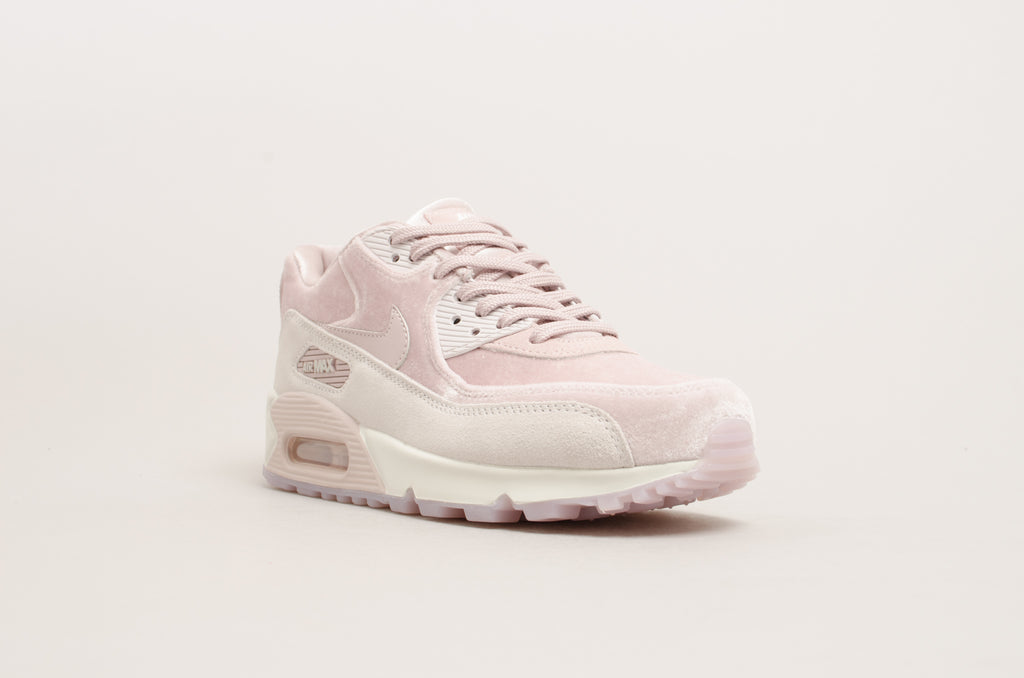 Nike Women's Air Max 90 Luxe Velvet Particle Rose 898512-600
