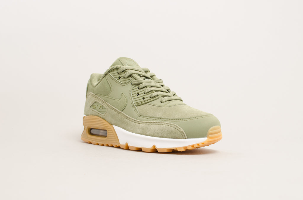 Nike Women's Air Max 90 Special Edition Olive Green/White/Gum 881105-300