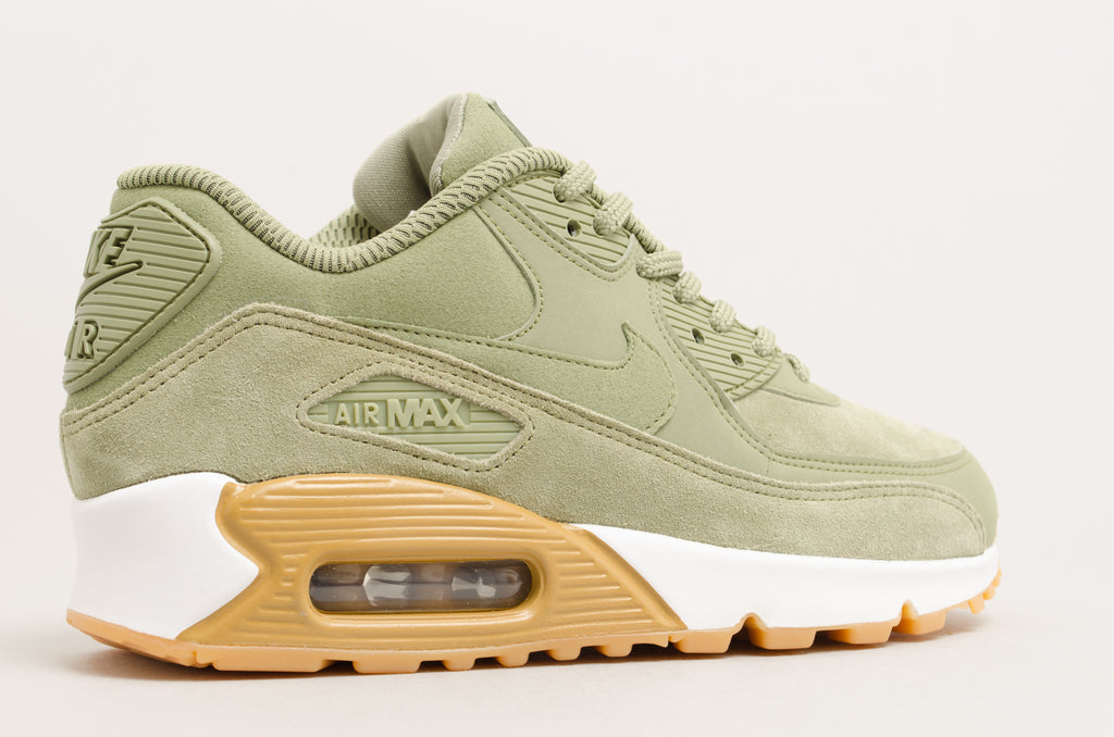 Nike Women's Air Max 90 Special Edition Olive Green/White/Gum 881105-300