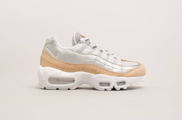 Nike Women's Air Max 95 Special Edition Premium ( Bio Beige / Silver ) AH8697-002