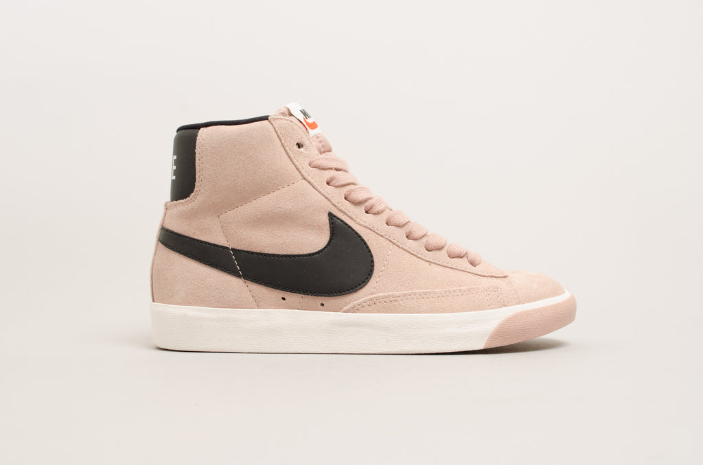 Nike Women's Blazer Mid Suede Vintage Particle Pink/White/Black 917862-601