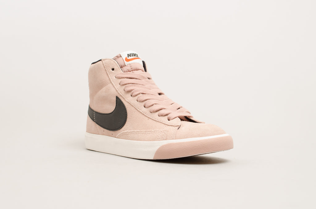 Nike Women's Blazer Mid Suede Vintage Particle Pink/White/Black 917862-601