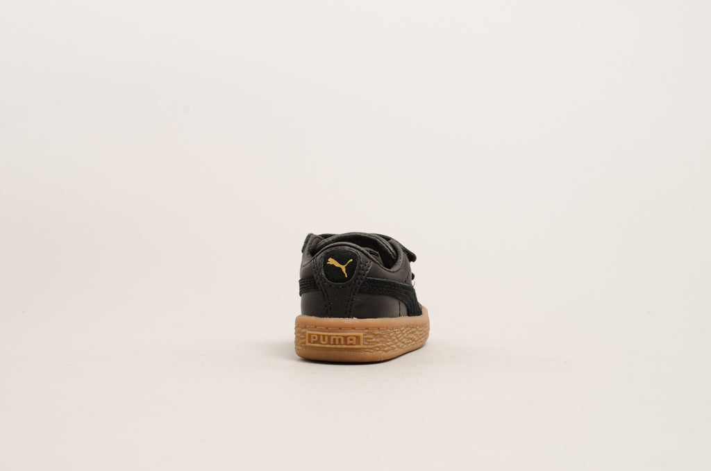 Puma Basket Classic Gum Deluxe V Infant Puma Black/Gum 365080-02