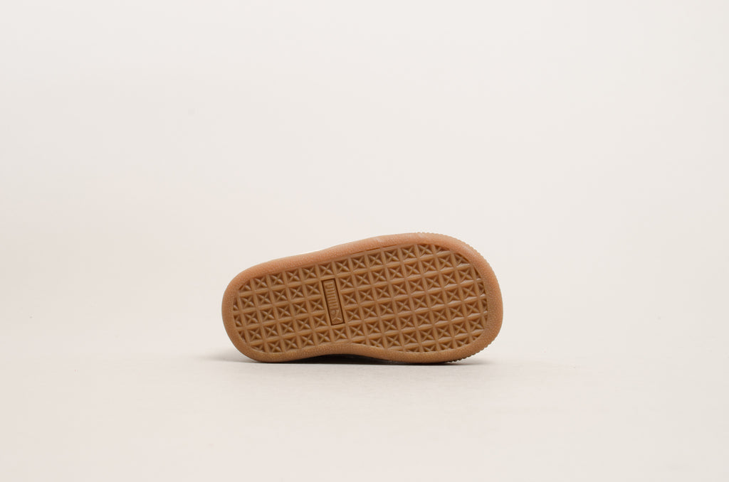 Puma Basket Classic Gum Deluxe V Infant Puma White/Gum 365080-01
