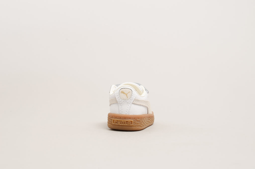 Puma Basket Classic Gum Deluxe V Infant Puma White/Gum 365080-01