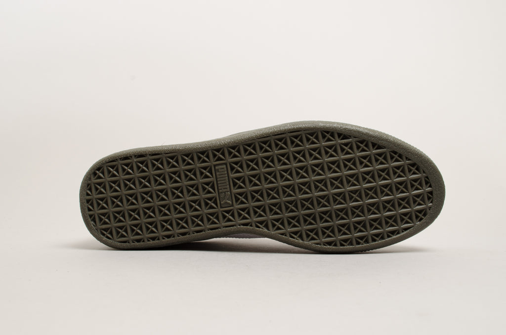 Puma Basket RT White Olive 365616-01