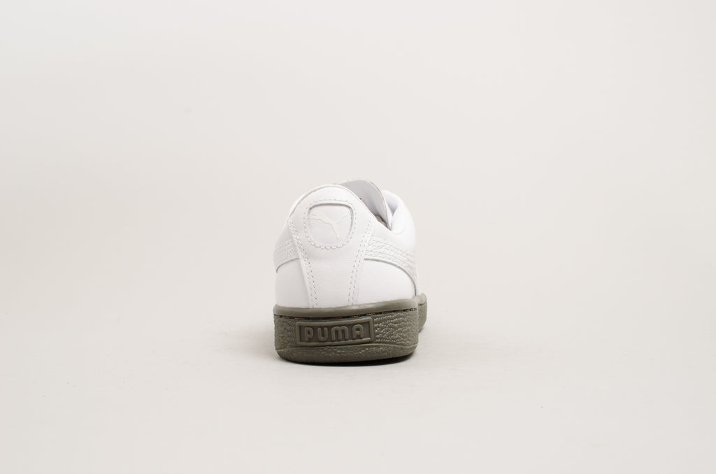Puma Basket RT White Olive 365616-01