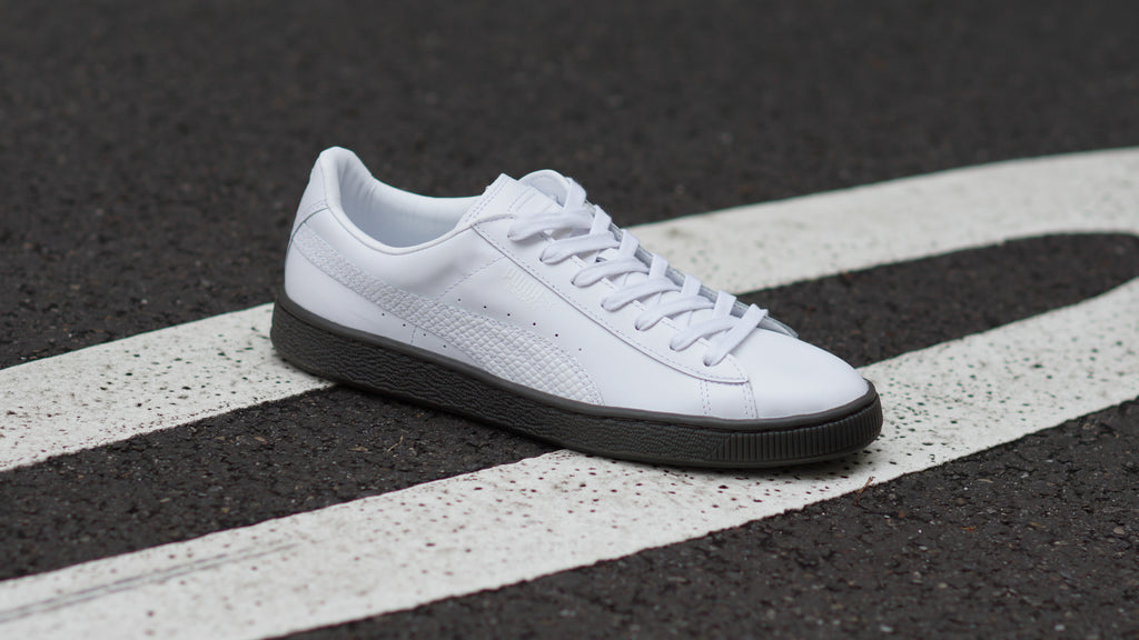 Puma Basket RT White Olive 365616-01