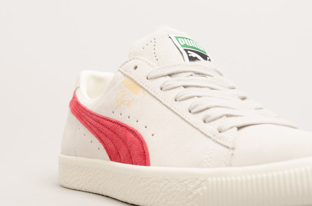 Puma Clyde From The Archive Grey/Burgundy 365319-01