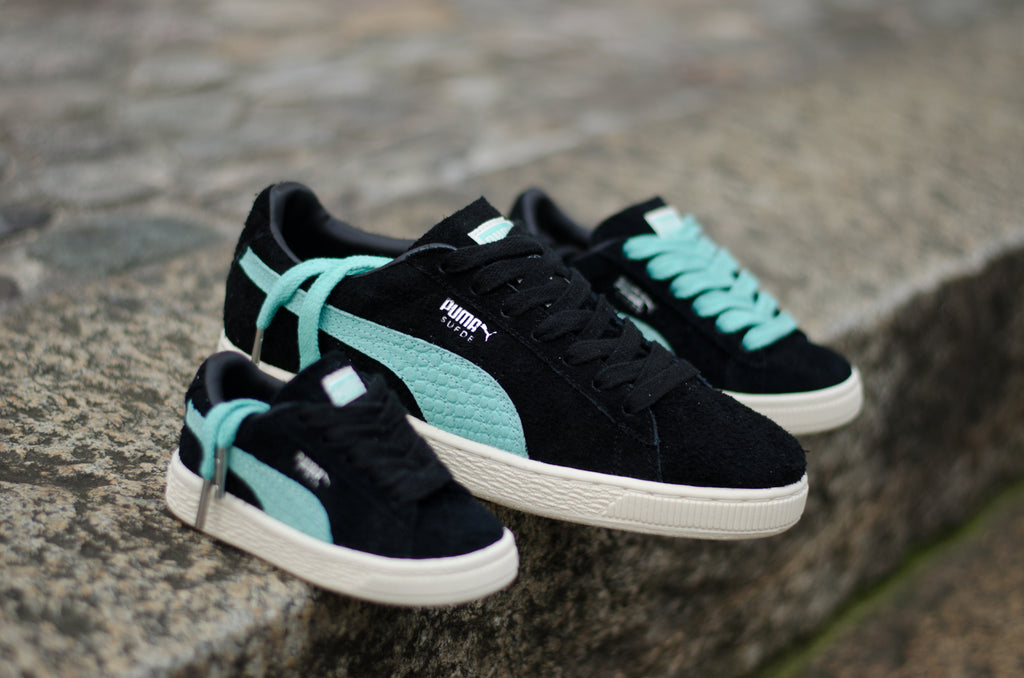 Puma Suede Diamond Black/Diamond Blue 365650-01