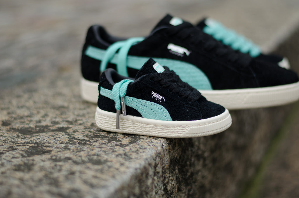 Puma Suede Diamond Inf Black/Diamond Blue 365712-01