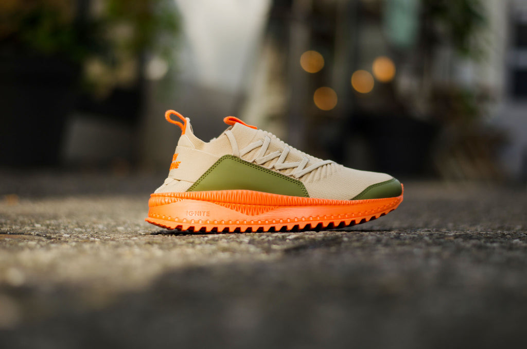 Puma Tsugi Jun x Atelier New Regime ( Beige / Olive Green / Orange ) 367701-01