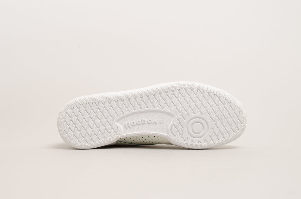 Reebok Club C 85 Popped Perforated ( Chalk / Turquoise ) CM9277