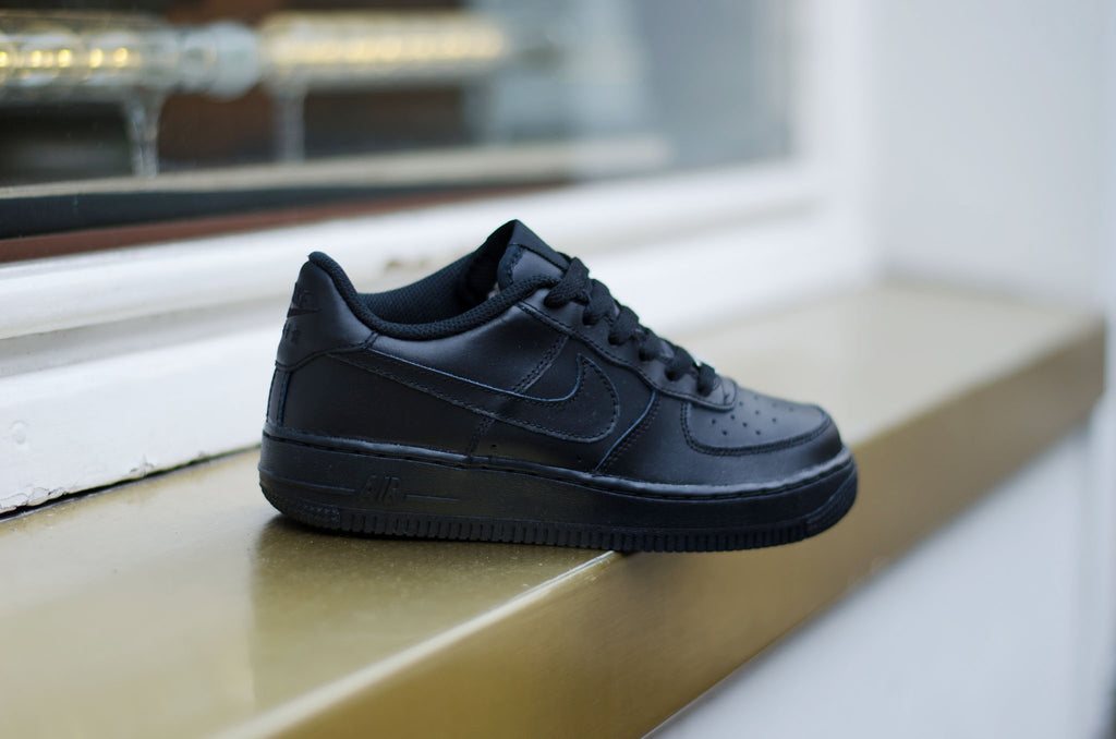 Sevensneakerstore.com Nike Air Force 1 ( GS ) Black / Black 314192-009