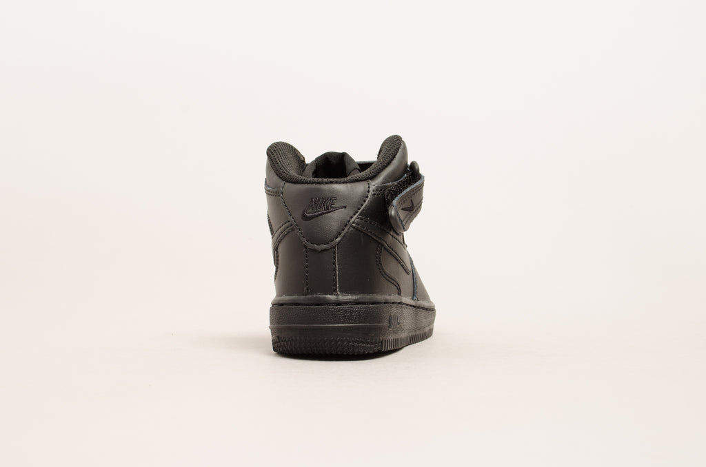 Sevensneakerstore.com Nike Force 1 Mid ( PS ) Black / Black 314196-004