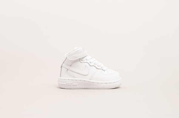 Sevensneakerstore.com Nike Force 1 Mid ( TD ) White / White 314197-113